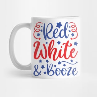 Red White And Booze Mug